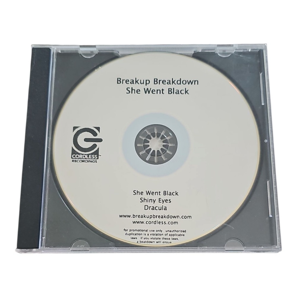 Breakup‎ Breakdown – She Went Black [2005 Promotional CDr Single]